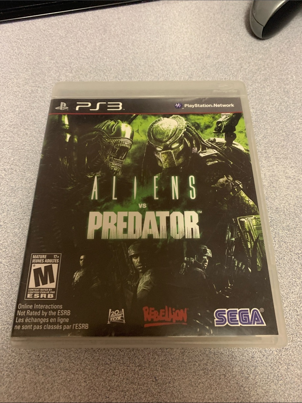 PlayStation 3 - PS3 Aliens vs Predator Video Game - CIB complete